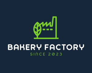 Eco Factory Building logo design