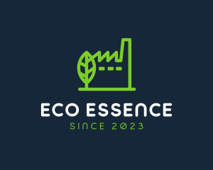 Eco Factory Building logo design