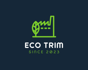 Eco Factory Building logo design