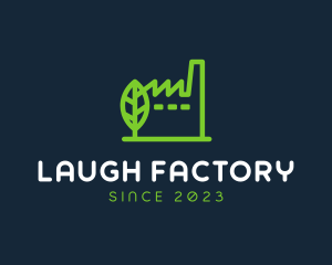 Eco Factory Building logo design