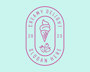 Strawberry Ice Cream logo