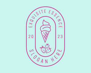 Strawberry Ice Cream logo