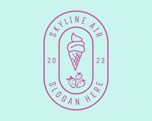 Strawberry Ice Cream logo