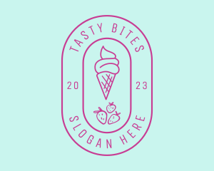 Strawberry Ice Cream logo