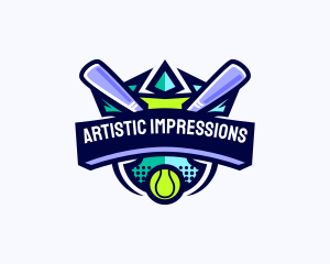 Baseball Competition League logo design