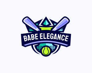 Baseball Competition League logo design