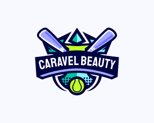 Baseball Competition League logo design