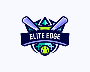 Baseball Competition League logo design