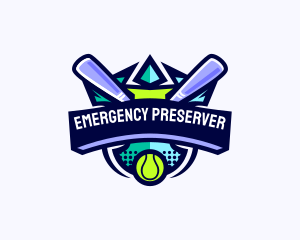 Baseball Competition League logo design