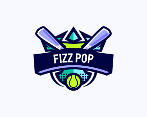 Baseball Competition League logo design