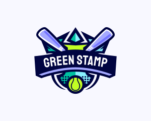 Baseball Competition League logo design