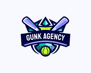 Baseball Competition League logo design