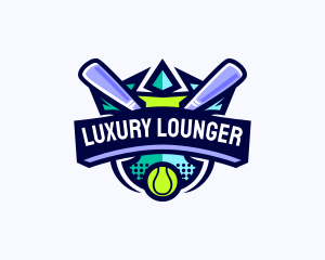 Baseball Competition League logo design