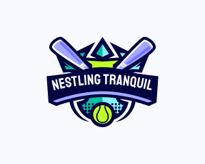 Baseball Competition League logo design