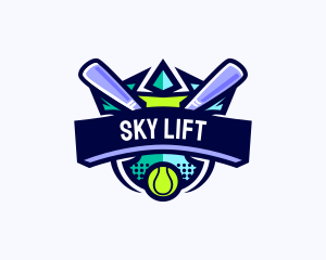 Baseball Competition League logo design