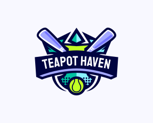 Baseball Competition League logo design