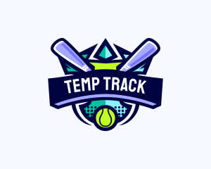 Baseball Competition League logo design