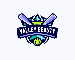 Baseball Competition League logo design