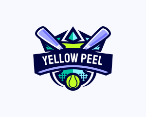 Baseball Competition League logo design