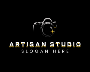 Camera Lens Photography logo design