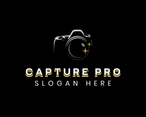 Camera Lens Photography logo design