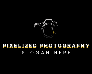 Camera Lens Photography logo design