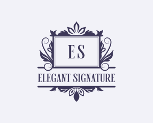 Luxury Floral Boutique logo design