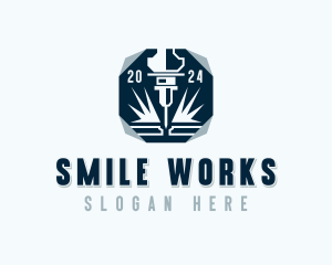 Mechanical Laser Fabrication logo design