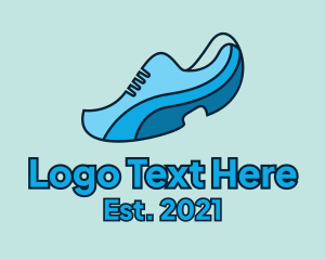 Blue Running Shoe logo