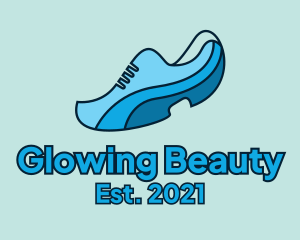 Blue Running Shoe logo