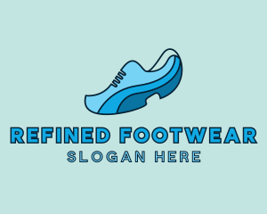 Blue Running Shoe logo