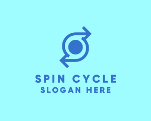 Shuffle Dot Cycle logo design