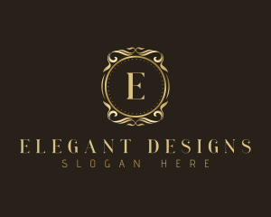 Floral Classic Ornament logo design