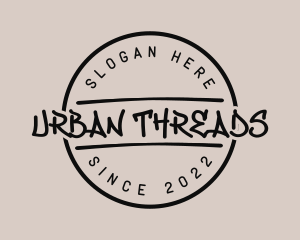 Urban Streetwear Graffiti logo