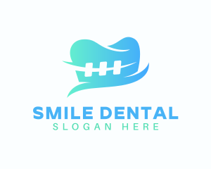 Dental Tooth Braces logo design
