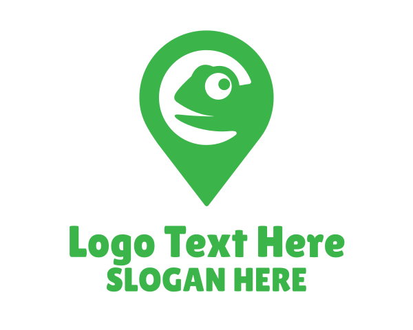 Green Lizard logo example 2
