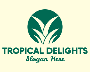 Pineapple Leaves Farm logo design