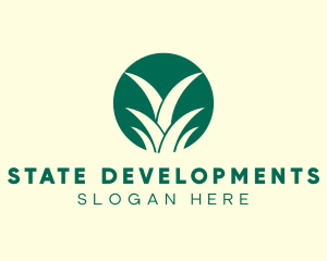 Pineapple Leaves Farm logo design