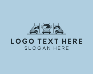 Shipping Truck Vehicle Logo