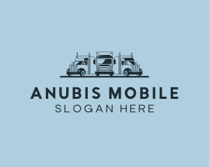 Shipping Truck Vehicle logo design