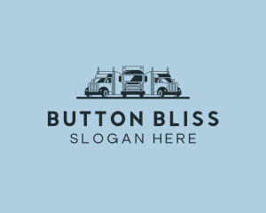 Shipping Truck Vehicle logo design