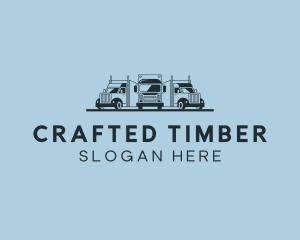 Shipping Truck Vehicle logo design