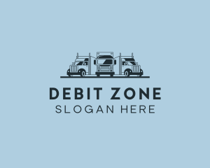 Shipping Truck Vehicle logo design