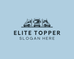 Shipping Truck Vehicle logo design