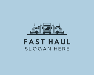 Shipping Truck Vehicle logo