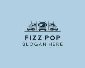 Shipping Truck Vehicle logo design