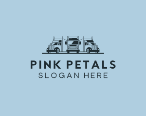 Shipping Truck Vehicle logo design