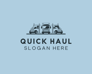 Shipping Truck Vehicle logo design