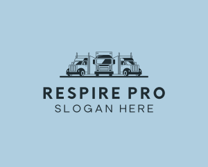 Shipping Truck Vehicle logo design