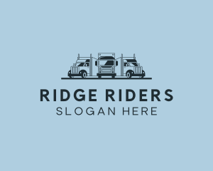 Shipping Truck Vehicle logo design